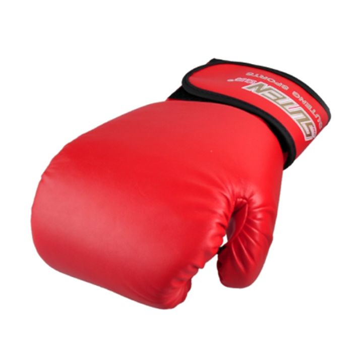 suteng-pu-leather-sport-training-equipment-boxing-gloves-red