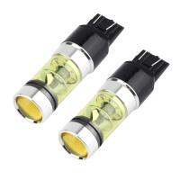 แองเจิล2 Pcs 100W T20 20 SMD Bright 4300K รถแสงสีทองไฟยานพาหนะไฟตัดหมอก