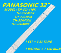 แถบ TH-32A410ไฟเรืองแสงทีวี LED 32นิ้ว TH-32A410K ใหม่3ชิ้น/เซ็ต/TH-32C410K/TH-32E400K/TH-32A400K/TH-32D400K พานาโซนิค