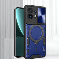 เคสสำหรับ Moto Edge 40 Pro แท่นวางหมุนได้360องศาพับได้ป้องกันกล้องเลื่อนยากกันกระแทกสำหรับ Moto Edge 40 Pro เคสฝาหลังโทรศัพท์