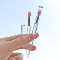 hot【DT】✚  1/2 pc Silicone Set Small Makeup Brushes Applicator with Lid for Use