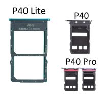 สําหรับ Huawei P40 Pro ที่ใส่ถาดใส่ซิมการ์ด P40 Lite ProMicro SD Slot Socket Adapter อะไหล่