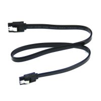 1pc 40cm Hard Disk Line SATA 3.0 RAID Data HDD Hard Drive Disk Signal Cables Black High Speed SATA Data Cable