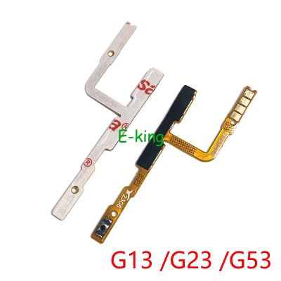 10PCS สําหรับ Motorola Moto G13 G23 G53 G73 Power On Off Volume Switch ปุ่มด้านข้าง Key Flex Cable