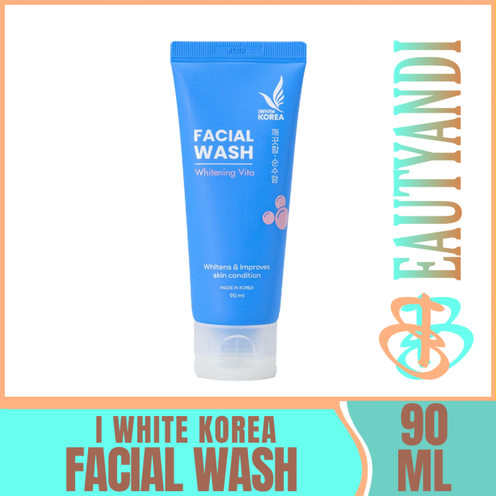 I WHITE KOREA Facial Wash 90ml Whitening Vita Facial Wash Lazada PH