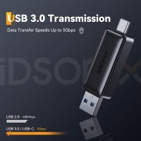 Idsonix USB 3.0 Card Reader Type C &amp; USB A Cardreader Micro SD TF Memory Card Multi In 1 Adapter For Laptop Computer Accessories