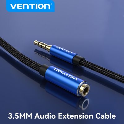 【YF】 Vention Jack 3.5mm Aux Extension Cable for Car Laptop Mini PC TV Xiaomi Huawei Stereo 3.5 mm Audio Headphone Speaker