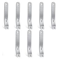 8 Pieces Mini Pry Bar Stainless Steel Flat Bar Multifunction Small Pry Bar EDC Mini Crowbar Survival Opener Tool Set