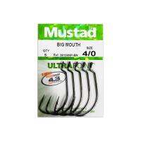 เบ็ด Mustad รุ่น Big mouth - 38104NP-BN ขนาด 3/0 , 6/0 , 8/0