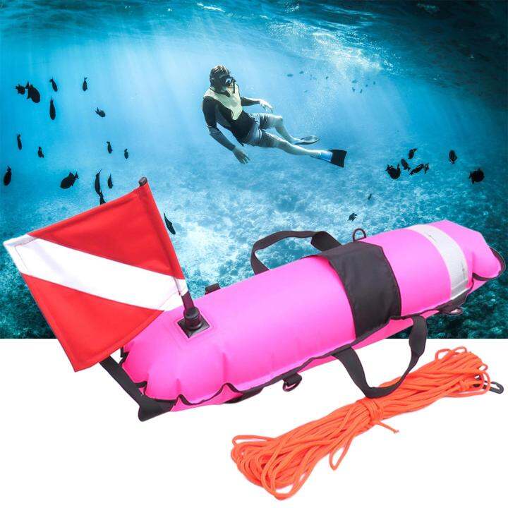 Gommie Freediving Buoy Float with 25M Ropes for Free Diving Spear
