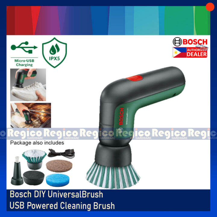 Bosch Universal Brush Cordless USB Cleaning Brush Bosch DIY Regico