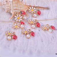 【YF】❁  10pcs/pack lovely  Enamel Metal Charms Earring Jewelry Making