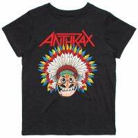 Design Anthrax - War Dance Casual 5 - 6 Years T-Shirt - Black  ASL3