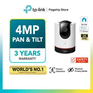 TP-Link Tapo 2K Pan Tilt Security Camera, Baby Monitor, Dog Camera