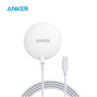 【ของแท้】Anker A2567 ที่ชาร์จแม่เหล็กไร้สาย (Pad) พร้อมสายเคเบิล USB-C ในตัว 5 ฟุต สําหรับ iPhone14 13 12 Series xd