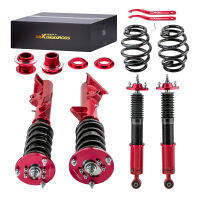 maXpeedingrods Coilovers สำหรับ BMW 3 Series E36 M3 1991-1999 318i 318is 318ic 323i 323ic 323is 325is 325ic 328i 328is 328ic สามารถปรับ Damper ได้ 24 วิธี โช๊คหน้า โช๊คหลัง ปรับลดฤดูใบไม้ผลิป๋อ โช๊ค สปริงโช๊ค โช๊คอัพ (SKU# CO-E36-R-7KG-LC-VG2)