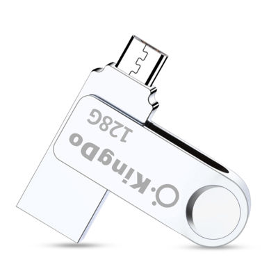 Original USB OTG Flash Drive U Disk 64GB 128GB ดิสก์เก็บข้อมูลโทรศัพท์มือถือคอมพิวเตอร์มัลติฟังก์ชั่น Type-C ความเร็วสูง USB3.2 2-In-1อินเทอร์เฟซคู่รถ Android USB