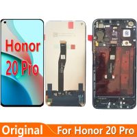 Original Screen 6.26" For Huawei Honor 20 Pro LCD Display Touch Screen Digitizer Replacement YAL-AL10 YAL-L41 LCD Glass Display Wireless Earbuds Acces