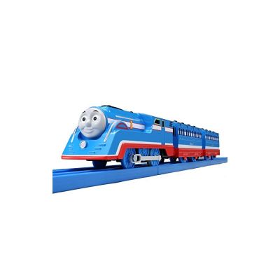 TOMY "PLARAIL Thomas TS-20คล่องตัว" รถไฟของเล่นรถไฟอายุ3ปีขึ้นไปมาตรฐานความปลอดภัยของของเล่นผ่านการรับรองมาตรฐาน ST Mark Takarail TOMY