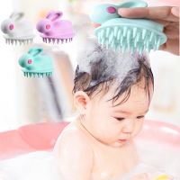 Silicone Head Body Scalp Massage Brush / Hair Washing Comb Shampoo Baby Shower Brush / Bath Spa Slimming Massage Brush Useful Bathing Accessories