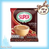 Coffee Super Coffee 3in1 20 g x 25  : :   กาแฟ ซุปเปอร์ กาแฟปรุงสำเร็จชนิดผง 3in1 ออริจินัล 20 กรัม x 25 ซอง