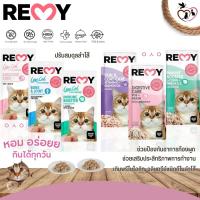 REMY เรมี่ เพาซ์ อาหารแมวเปียก เสริมสุขภาพให้น้องแมว ขนาด 70Gx12(ยกโหล)