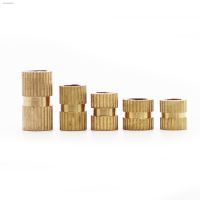 ♝☽ 100pcs M2 M2.5 M3 Copper Inserts Brass Double Pass Knurl Thread Nut Embedded Fastener