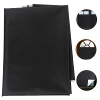 DWDYMALL Blackout Shade Adhesive Blackout Black Black Portable Blackout Curtain สำหรับห้องนอน