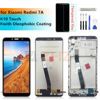 สำหรับเหมาะสำหรับ Xiaomi R Edmi 7A จอแสดงผล LCD Touch Screen Digitizer สมัชชาที่มีกรอบสำหรับ R Edmi 7a แสดงอะไหล่ซ่อมเปลี่ยน