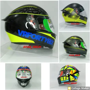 Harga helm agv sales full face original