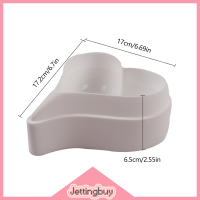 Jettingbui ซิลิโคนรูปหัวใจ,พิมพ์ทำเค้กซิลิโคนรูปหัวใจ3D เพชรความรักถาดอบวันเกิดอุปกรณ์ทำขนมอบมูสช็อคโกแลต