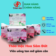 Thảo mộc giảm cân Hoa Sâm Đất Hộp 20 gói Viên uống tan mỡ giảm cân