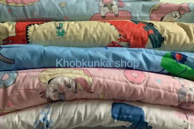 ผ้าห่มสาลู ผ้าห่มปาการัง ผ้าฝ้าย cotton 100% ขนาด 5ฟุต 150*200cm