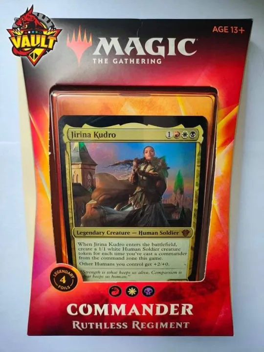 Ruthless Regiment Commander 2020 Preconstructed Edh Deck Magic The 