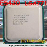 ZZOOI Original Intel Xeon E5420 processor 2.5GHz 12MB 1333 LGA771 Quad-Core CPU Free shipping (ship out within 1 day)