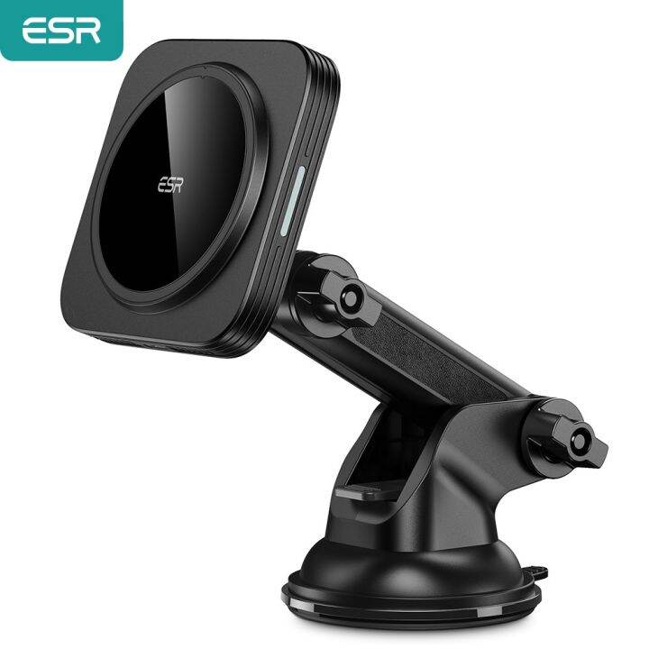 ESR HaloLock Magnetic Wireless Car Charger Mount for iPhone 12 Pro Max ...