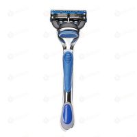 Gillette Fusion Proshield ยิลเลตต์ ฟิวชันโปรชิลล์ ใบมีดโกน แพ็ค 4 p&amp;g ด้วยเปลือกซิลิโคนสำหรับเครื่องโกนหนวดฟิวชั่นใบมีดโกนทดแทนสองชั้น