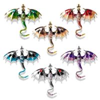 SHMIK Classic Women Men Enamel Dragon Creative Brooch Badges Unisex Suit Coat Casual Accessories Buckle Pin Party Corsage Pins