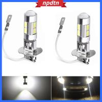 NPDTN 2ชิ้น6000K 10-SMD 5630อุปกรณ์เสริมรถยนต์ขับรถ DRL หลอดไฟอัตโนมัติรถยนต์ไฟตัดหมอก H3หลอดไฟ LED หลอดไฟขับรถ