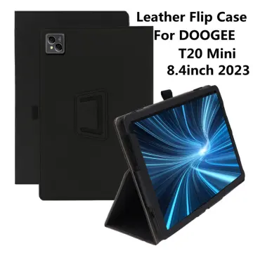 for DOOGEE T20 T20S Tablet Cases Foldable Stand Silk Floral Luxury PU  Leather Flip Sleeve Protective