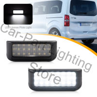 2Pc LED Number License Plate Light Lamps Canbus Error Free For Opel Combo Estate MPV Vivaro Zafira Life 2019 OEM#6340G7