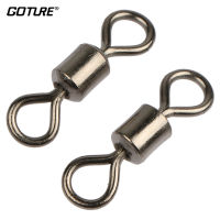 Goture 200 ชิ้น/ล็อต American Fishing Rolling Swivel ขนาด 8, 6, 4, 2 Sea Rock Fishhooks หมุนอุปกรณ์ตกปลา-SLPPP STORE