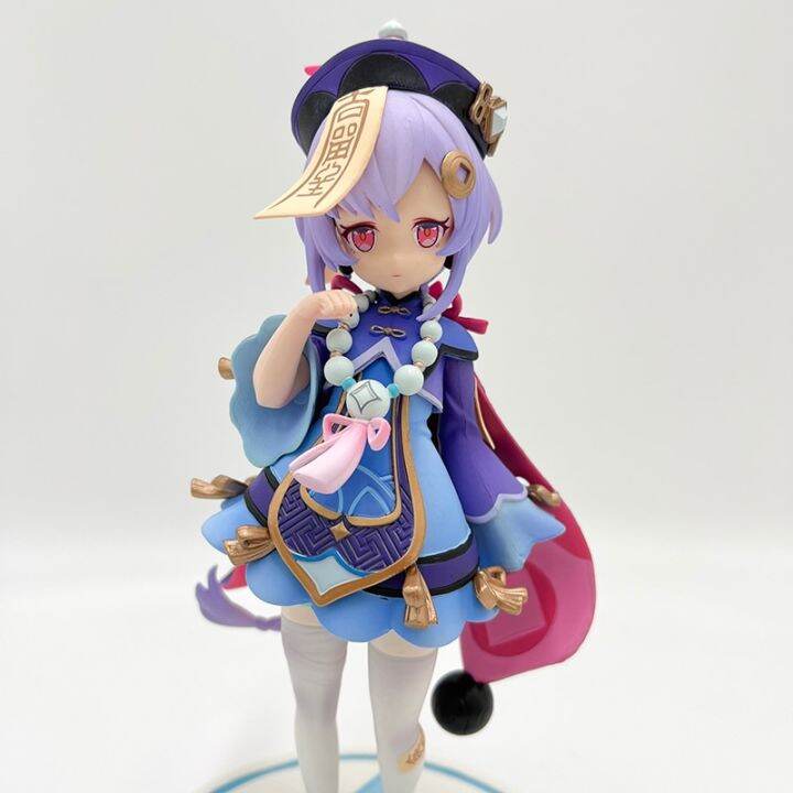 zzooi-23cm-genshin-impact-qiqi-anime-figure-genshin-impact-klee-action-figure-hu-tao-paimon-figurine-collection-model-doll-toys-gifts