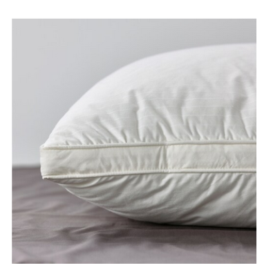 Pillow high, comfortable to support because it is covered with soft cotton, 50x80 cm.