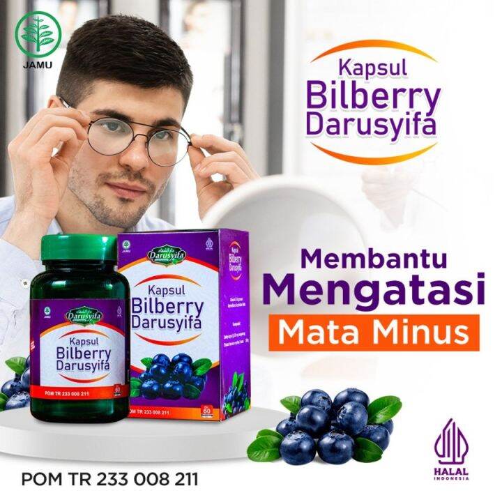 Kapsul Bilberry Darusyifa Efektif Mengobati Mata Minus Katarak Dan