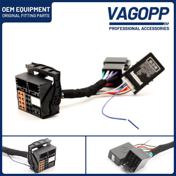 rcd360pro-rcd360-mqb-สำหรับ-vw-golf-6-mk5เจ็ทตาพัสสาทโปโลรถยนต์ตัวถอดรหัส-iso-canbus-สายอะแดปเตอร์การเล่น-iso-quadlock