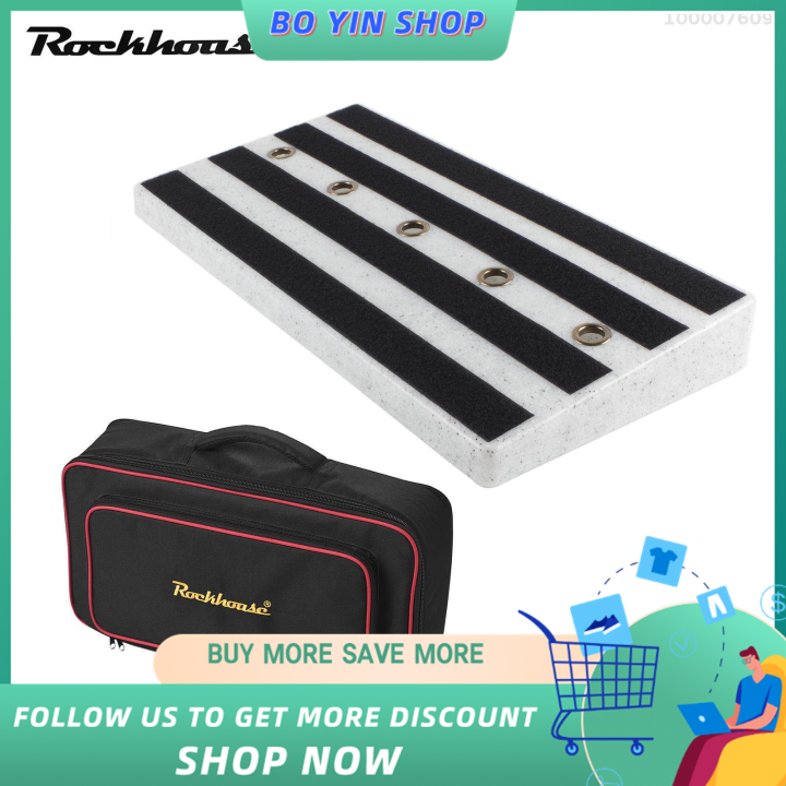 Rockhouse RPB2 Large Portable Guitar Effect Pedal Board Lightweight