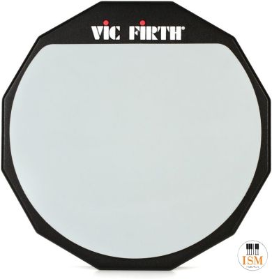 Vic Firth แป้นซ้อมกลอง แป้นตีกลอง 12" Practice Pad ขนาด 12" รุ่น PAD-12