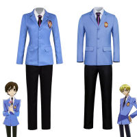 Ouran College ประชาสัมพันธ์ชาย cos โรงเรียนมัธยม Fusuhuan King Fujioka Haruhi jk ชุดนักเรียน cosplay เสื้อผ้า