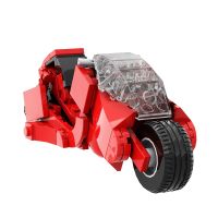 MOC Building Blocks Kanedas Bike Model Technology Bricks DIY Toy For Kid  Red Alternate Build AKIRA Bike For Children Gift Building Sets